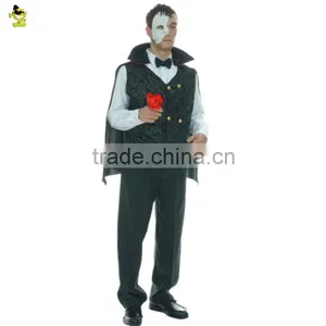 Men Mysterious Phantom Fantasy Dress Instant Costume for Halloween Party thumbnail-2