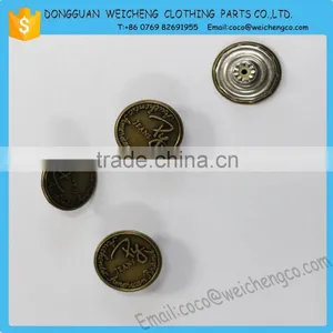 Alloy Shirt Button Series (Hidden Hole) Alloy Shirt Buttons thumbnail-1