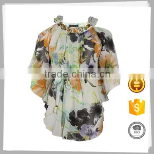 Wholesale Clothing 2016 New Casual Fashion Korean Summer Blouse thumbnail-1