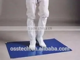 Custom Design Private Label Disposable Cleanroom Blue Sticky Mat thumbnail-1