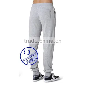 Custom Blank Grey Jogger Pants for Men thumbnail-3