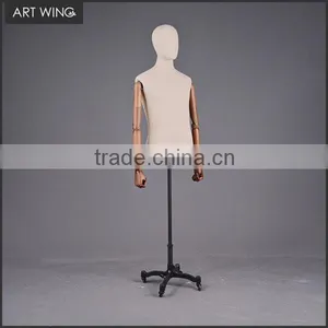 Display Lifelike Half Body Adjustable Male Dummies Mannequin thumbnail-3