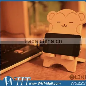 Cartoon Folding Mobile Phone Holder,Wood Phone Holder thumbnail-1
