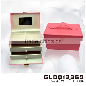 2016 ,jewelry Case Box With Drawer and Handle Wholesale for Woman for Ring thumbnail-4