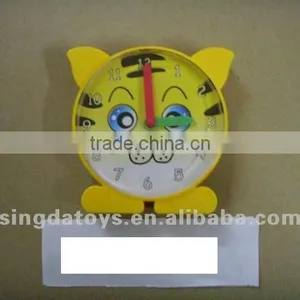 Beauty Cat Yellow and Pink AIDS Clock thumbnail-1