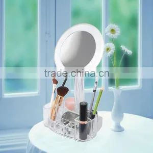 Make up Mirror With Light Organizer Tray LED Cosmetic Mirror Powerme Mirror Quality Choice thumbnail-1