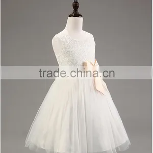 Lastest Wholesale Elegant Girls Chiffon Party Hand Embroidery Dresses TR-WS31 thumbnail-5