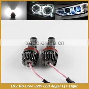 32W E92 H8 White HID Xenon 6000k Angel Eyes Halo Ring LED Light E90 E93 X5 thumbnail-3