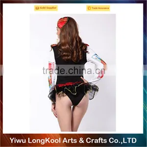 2016 High Quality Halloween Women Sexy Dance Costume Black Dress Sexy Costume thumbnail-3