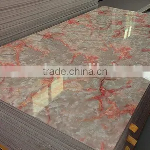 PVC MARBLE SHEET UV BOARD, SMOOTH HARDNESS GREEN CLASSICAL CORROSION WITH HIGH QUALITY thumbnail-3