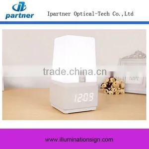 LED Touch Sensor Desk Lamp With Clock thumbnail-1