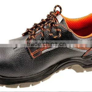 Anti-Puncture Anti Static Top Smooth Leather Toe Cap Safety Shoes thumbnail-2