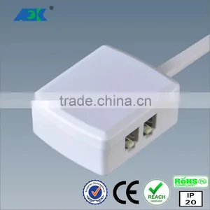 2 Pin Cable Pulling Sock for Cabinet Lighting Connection With Mini Plug thumbnail-1