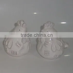 Ceramic Chick Salt and Papper Shakers thumbnail-1