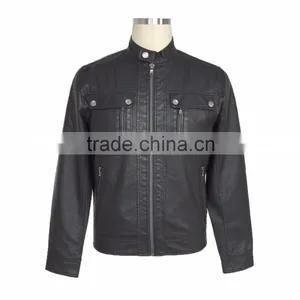 Men PU Jacket Warm Outdoor Wear Clothing New Arrivals thumbnail-2