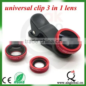 Universal Clip Lens 3 in 1 Mobile Phone Camera Lens for Nokia thumbnail-1