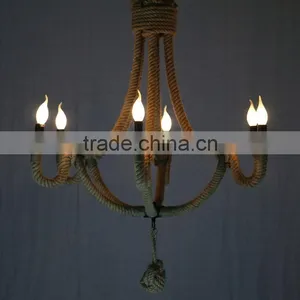 Latest Model Hemp Rope Import Company Indian Chandelier Light thumbnail-2