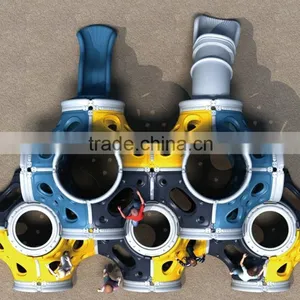Kaiqi Hot Sell Kids Outdoor Playground Climbing Series With Good Price KQ60187D thumbnail-2