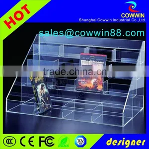 Acrylic Cosmetic Counter Display With Holes, Cosmetic Counter Top Displays thumbnail-2