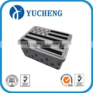 Custom Top Quality Recycle Metal Square Tin Can thumbnail-2