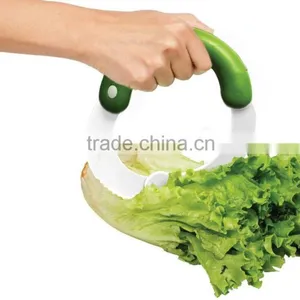 Food Grade Plastic Vegetable Fruit Cutter Salad Cutter for Kitchen Salad Shears Lettuce Chopper thumbnail-2