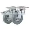 Grey Rubber Caster thumbnail-1