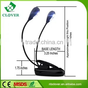 2 LED 98g With Clip Plastic Led Gooseneck Reading Light thumbnail-2