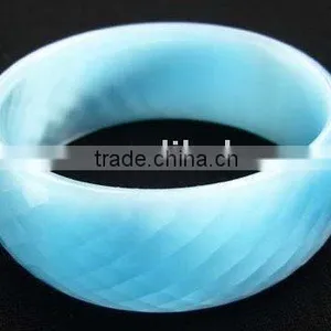 58mm Inside Diameter Cat Eye Gemstone Bangle thumbnail-1