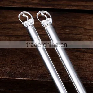 Silver Plated Chopsticks Wedding Gift Unique Luxury Design Chopsticks With Animal Snake Head Display Chopsticks for Present thumbnail-5