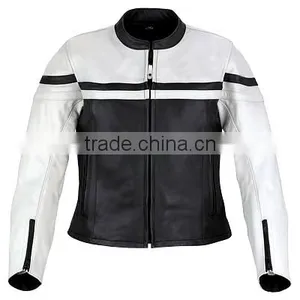 Genuine Leather Fine Quality Motorcycle Jacket for Women thumbnail-1
