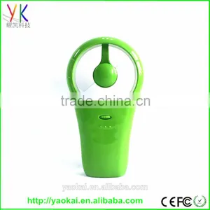 2016 Promotional Gift Portable Mini USB/Battery Air Conditioner Cooling Cool Desk Palm-Leaf Hand Fan thumbnail-3