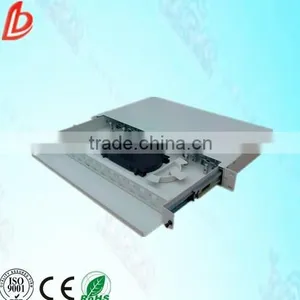 ODF Tray Rock Mount Slide Type 24 Port For SC Adapters Fiber Optic Patch Panel thumbnail-1