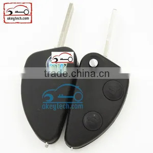 High Quatity Alfa Car Key Alafa Flip 2 Button Remote Key Shell Car Key for Alfa Flip Remote Key Fob thumbnail-3