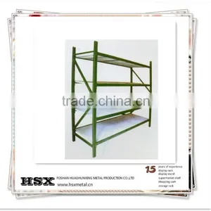 Metal Warehouse Heavy Duty Loading Pallet Storage Pole Shelf/medium-duty Storage Shelf thumbnail-1