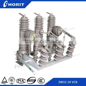 Manufacturer of ZW32-24 Outdoor High Voltage Auto Recloser Vacuum Circuit Breaker thumbnail-1