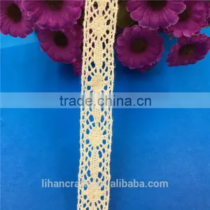 Wholesale High Quality H0948 Lace Ribbon,Crocheted Lace,100% Cotton Lace thumbnail-2