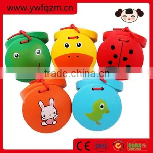 Educational Wooden Cartoon Castanets thumbnail-1