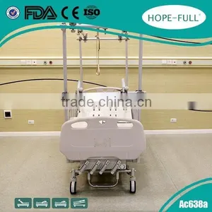 Professional Hospital Bed With Central Braking Padel thumbnail-4