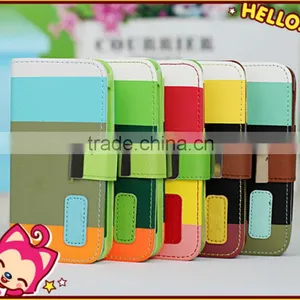 For IPad Mini Colorful PU Wallet Leather Pouch Stand Case thumbnail-1