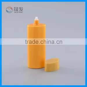 Orange Color Biodegradable Cosmetic Lotion Plastic Bottle thumbnail-2
