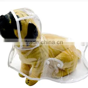Fashion Transparent Pet Dog Puppy Hooded Raincoat / Pet Raincoat Waterproof Dog Raincoat thumbnail-4