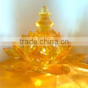 High Quality Yellow Crystal Flower thumbnail-1