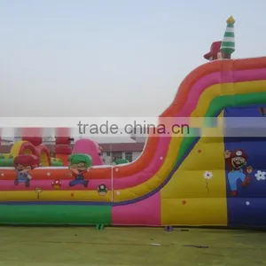 PVC Material Super Mario Slides Bouncer thumbnail-4