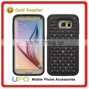 [UPO] Fancy Bling Diamond Plastic Silicon Cell Phone Case for Samsung Galaxy S7 Edge Plus thumbnail-5