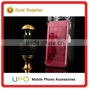 [UPO] Electroplating Folio Screen Wallet Book Clear View Mirror Flip Mobile Covers Case for IPhone 6 6s Plus thumbnail-5