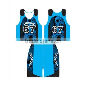 Custom Lacrosse Jerseys/ Lacrosse Uniforms Navy Blue thumbnail-1