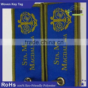 Custom Tags Key Ring Embroidery Key Chain as Business Promotion Gift thumbnail-5
