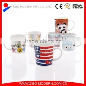 Small Children Cartoon Ceramic Mug With Design thumbnail-3