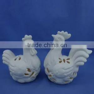 Tealight Ceramic Chicken thumbnail-5