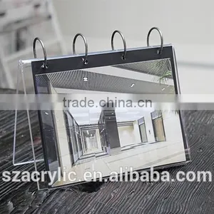 v Shape Flip Acrylic Desk Calendar thumbnail-2